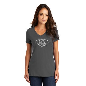 District Lights Out District Women’s Perfect Weight V-Neck Tee