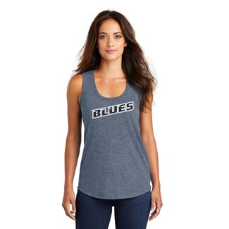 SCV Blues District Women’s Perfect Tri Black Racerback Tank -DM138L