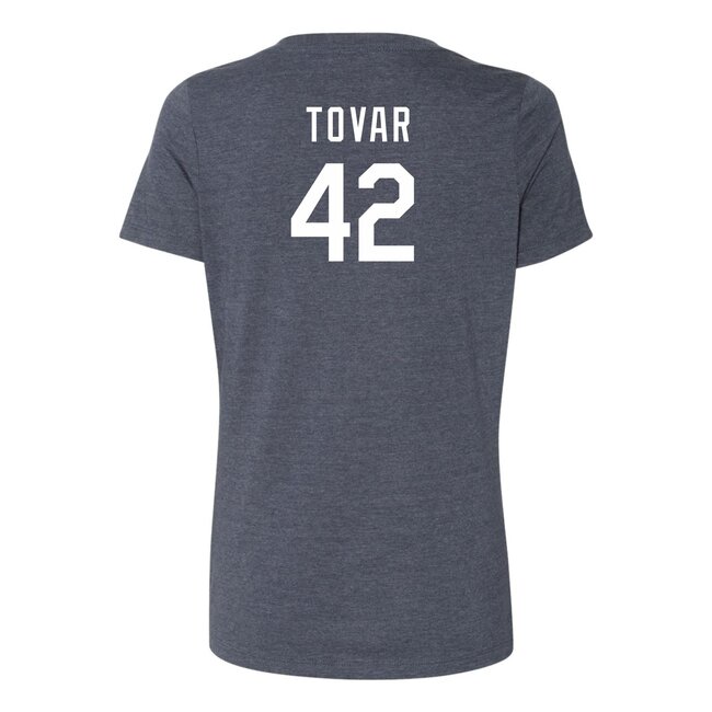 SCV Blues Bella Womens Short Sleeve V-Neck T-Shirt - 6405