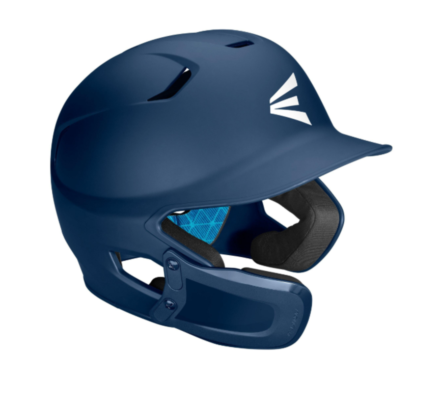 matte blue baseball helmet