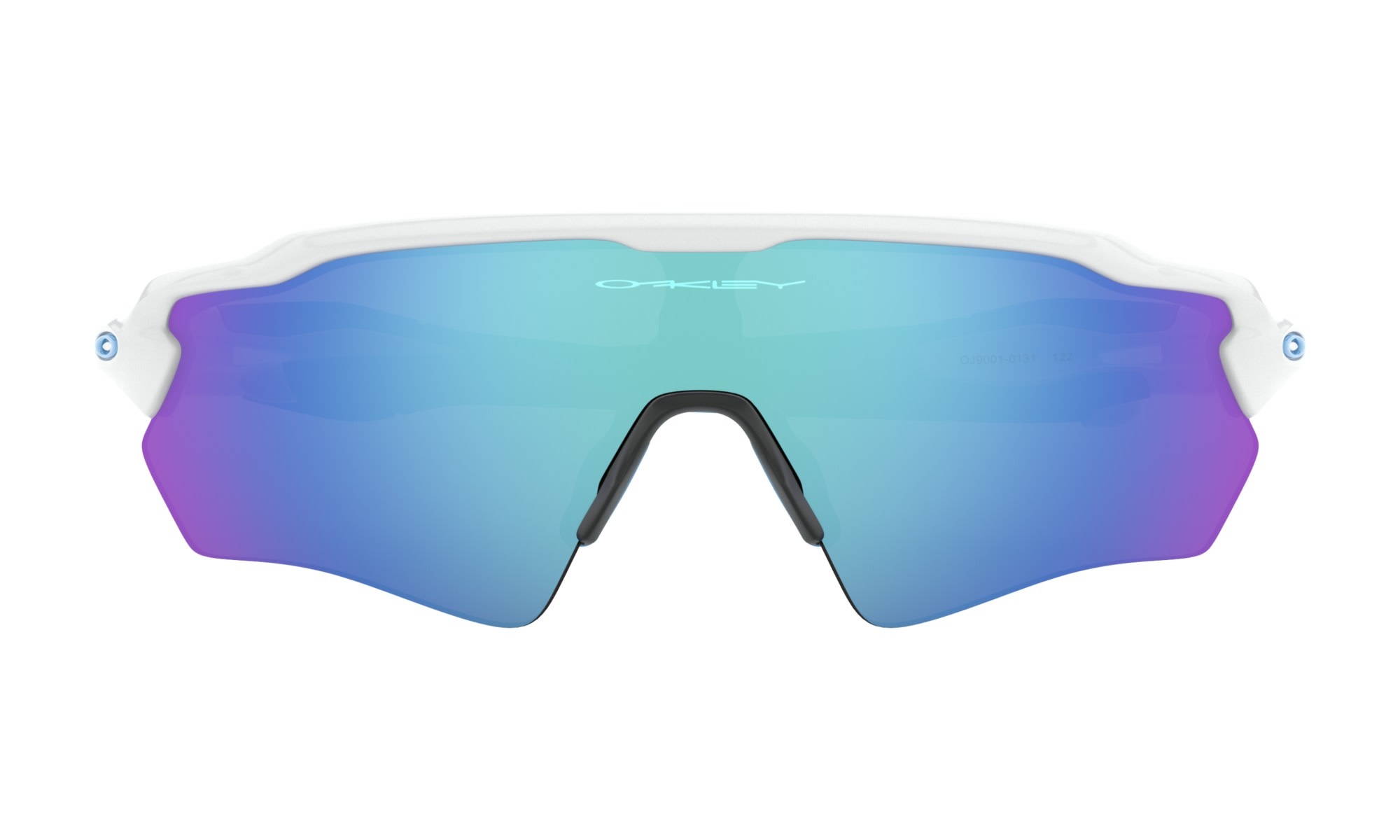 Oakley Radar® EV XS Path® (Youth Fit) Polished White w/Sappire Iridium ...