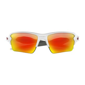 Oakley Oakley Flak™ 2.0 XL Team Colors- Polished White/Prizm Ruby  -OO9188-9359