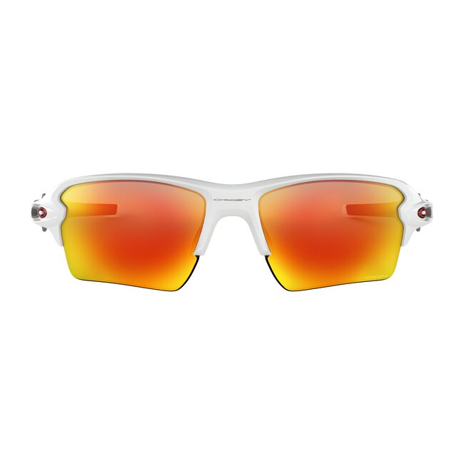Oakley Flak™ 2.0 XL Team Colors- Polished White/Prizm Ruby  -OO9188-9359