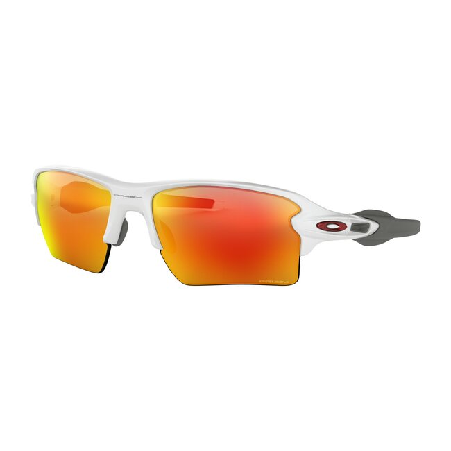 Oakley Flak™ 2.0 XL Team Colors- Polished White/Prizm Ruby  -OO9188-9359