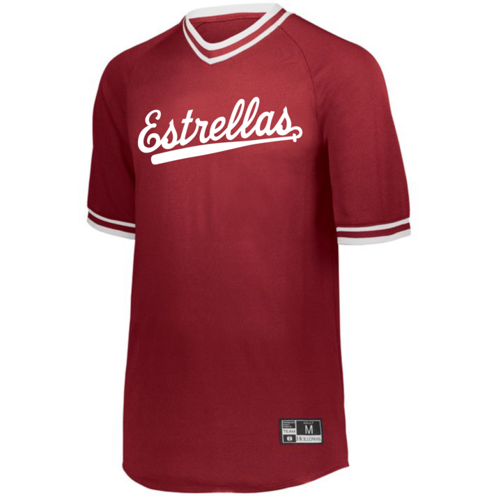 Holloway Retro V-Neck Baseball Jersey