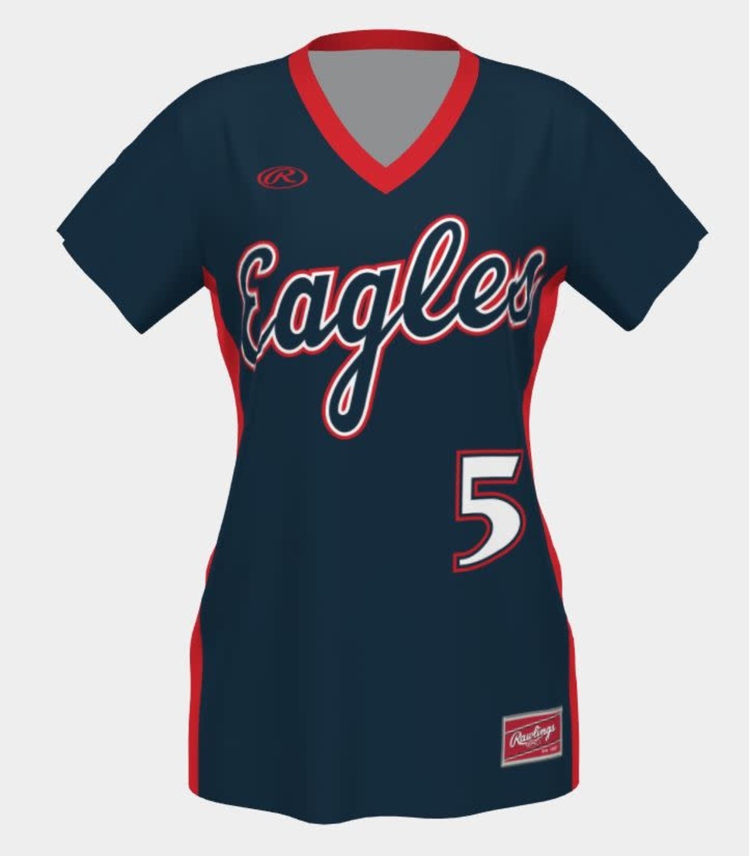 LHS SB Rawlings Women's Custom Sublimated Navy Jersey