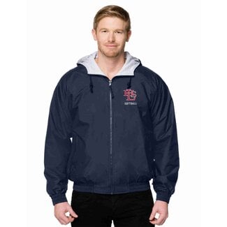 Sport Tek Lancaster SB Hooded Nylon/Jersey Jacket