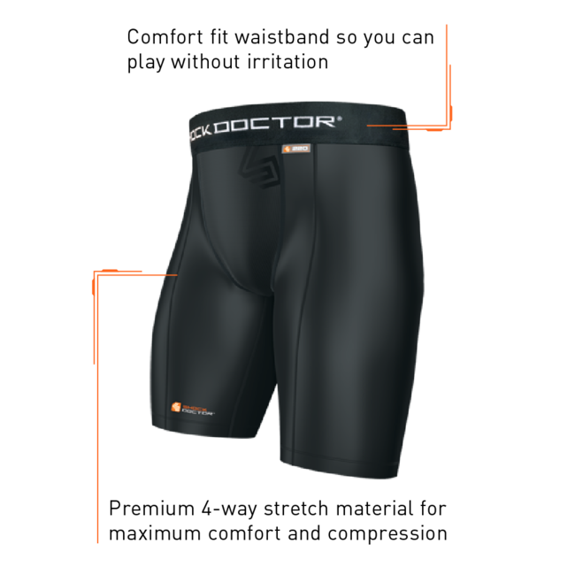 Shock Doctor Core Compression Short with Cup Pocket -220