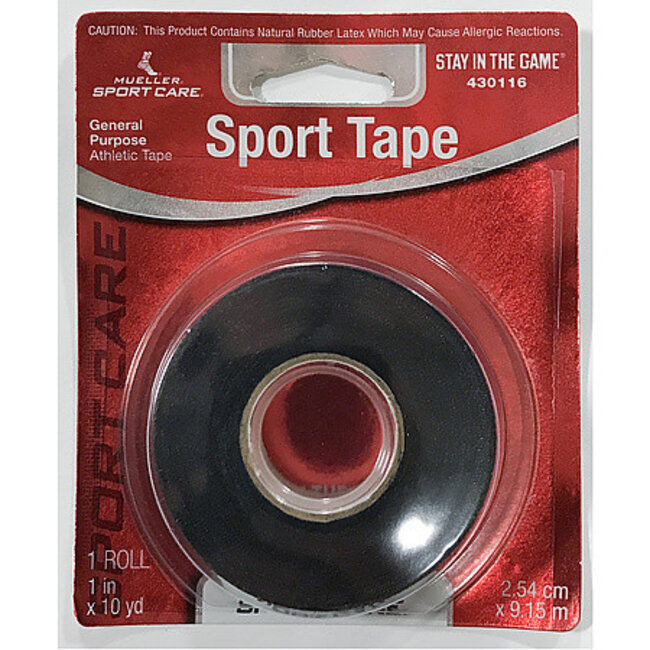 Mueller Sport Tape 1" x 10 YD -Black