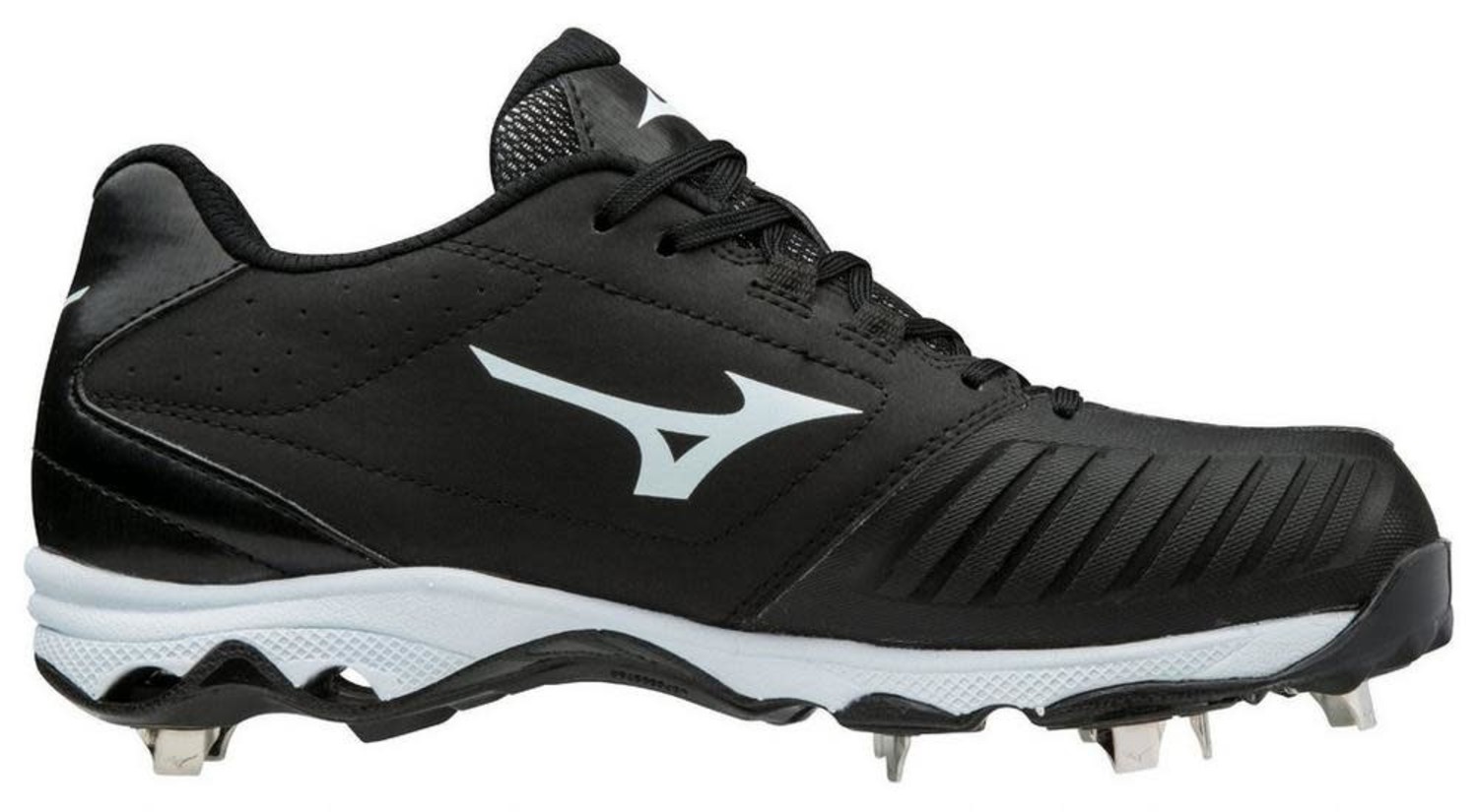 mizuno 9 spike sweep white