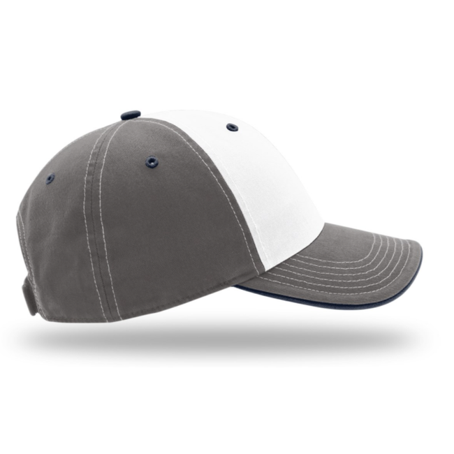 Braves Baseball Richardson Garment Washed Cap - Navy/GR/White