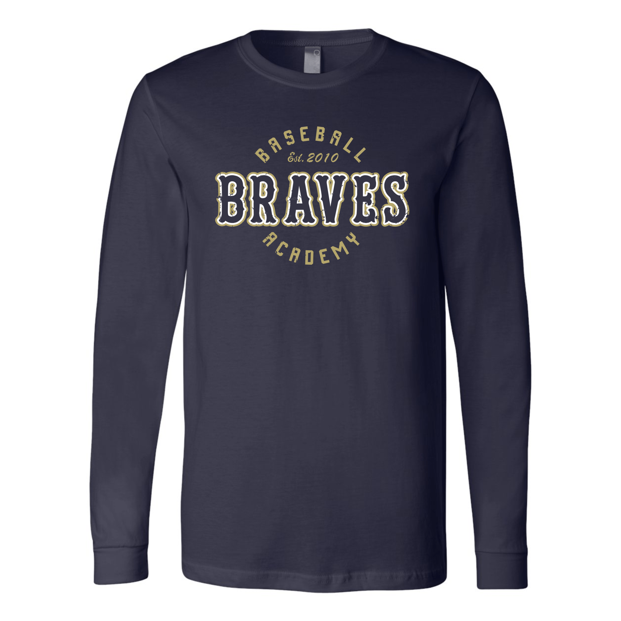 Bella + Canvas Braves Baseball Unisex Jersey Long Sleeve Tee - 3501