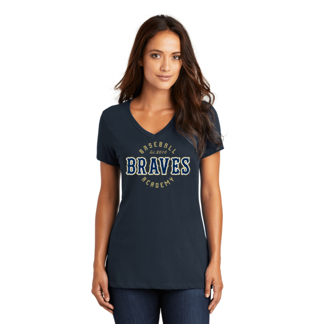 Braves Baseball ® Women’s Perfect Weight ® V-Neck Tee -DM1170L