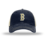 Braves Baseball Richardson Garment Washed Trucker Cap - Navy VG