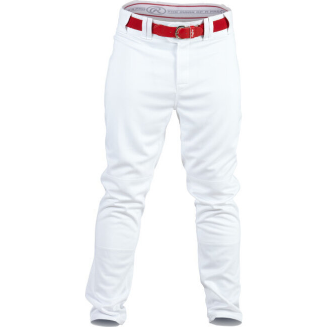 Rawlings Adult SemiRelaxed Baseball Pant Finished Hem Pro150 Bagger