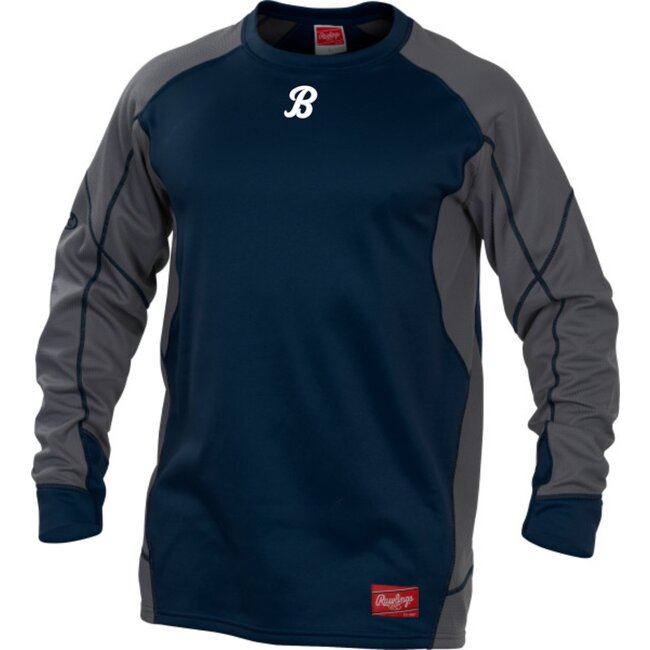 BATRS Baseball Youth  Rawlings Dugout Fleece  Pullover