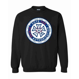Badger IATSE Black Crew Sweatshirts