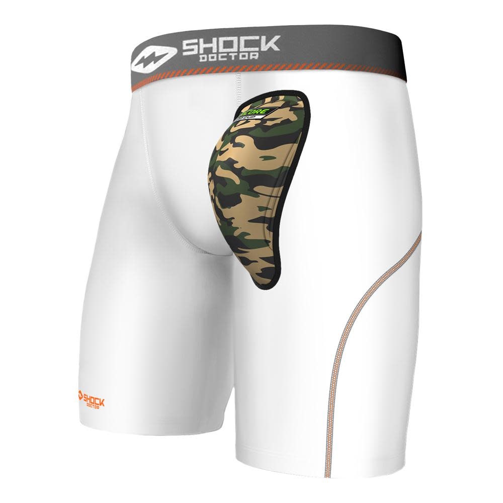 Shock Doctor Youth's Core Compression Shorts with Bio-Flex Cup