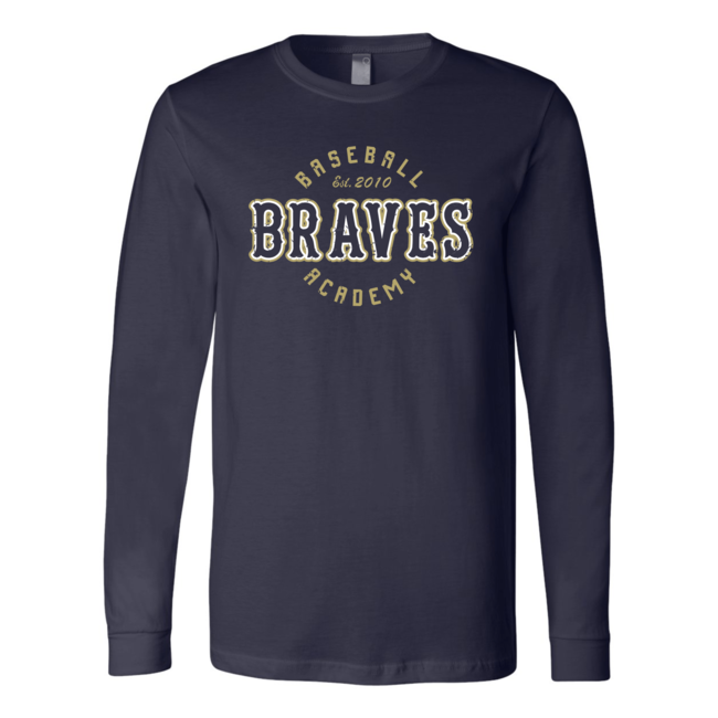 Braves Baseball Unisex Jersey Long Sleeve Tee - 3501