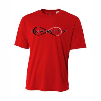 A4 Infinity Baseball A4 Youth Cooling Performance Shirt - NB3142 Red