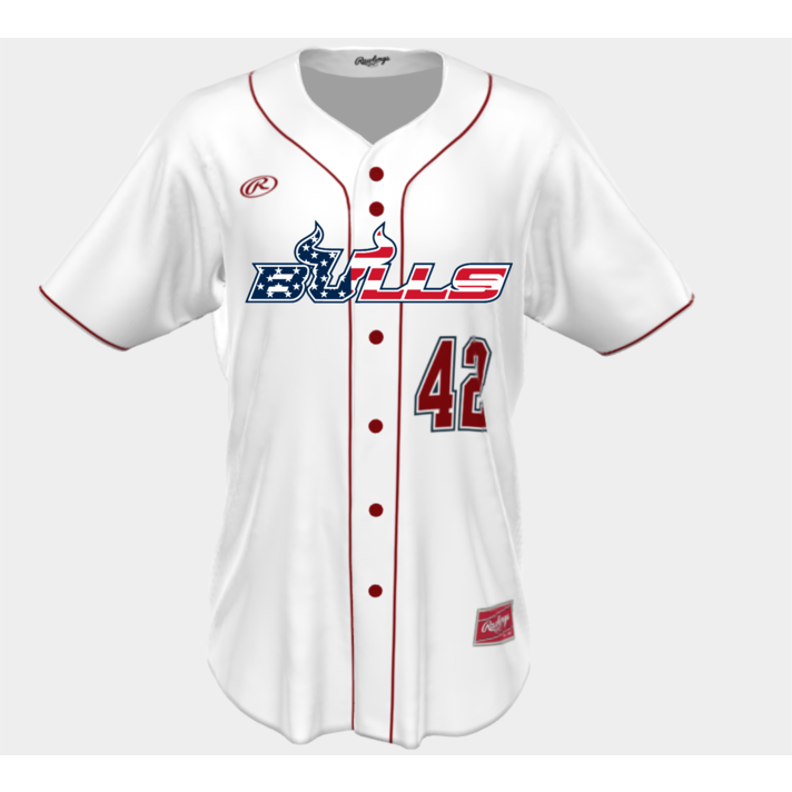 Rawlings Braves Baseball Rawlings Custom Sublimated V-Neck Jersey