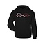 Infinity Baseball Badger 1254 - Adult Hooded Sweatshirt Black Adult