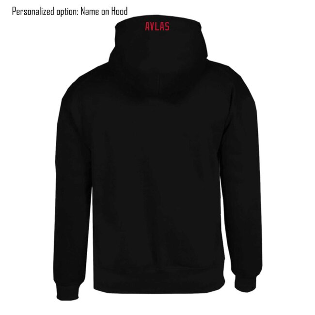 Infinity Baseball Badger 1254 - Adult Hooded Sweatshirt Black Adult