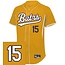 BATRS Baseball Full Button Gold  Tackle Twill Jersey