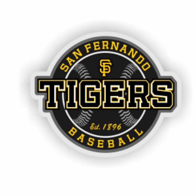 San Fernando Tigers Baseball Decals