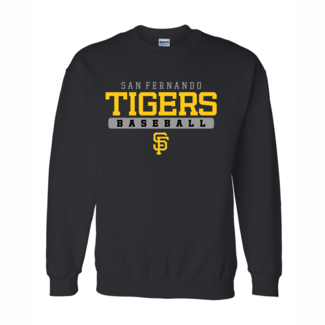 Gilden San Fernando Baseball Crew Sweatshirt - Black
