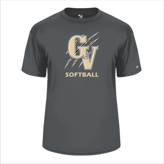 GV Softball Dry Fit - 4120 Adult Graphite