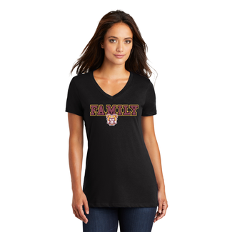 HHS Basketball  Women's  V-Neck Cotton Tee