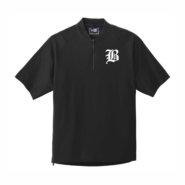 Bandits New Era® Cage Short Sleeve 1/4-Zip Jacket - Black