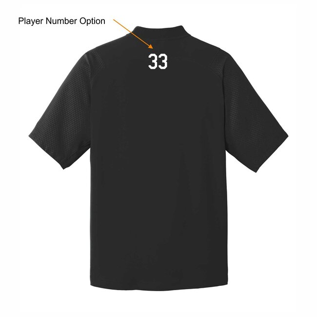 Bandits New Era® Cage Short Sleeve 1/4-Zip Jacket - Black