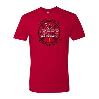 Next Level SCCS Baseball Cotton T-Shirt - 3600 Red