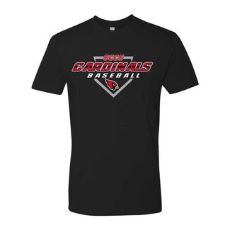 Next Level SCCS Baseball Cotton T-Shirt - 3600 Black