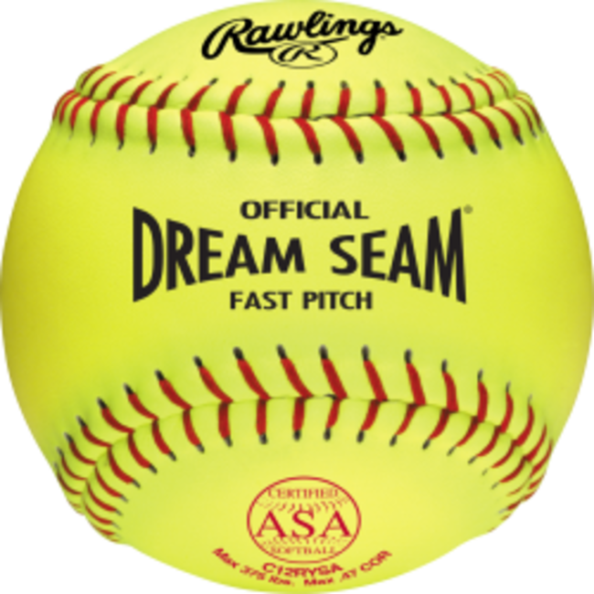 Rawlings  Dream Seam 12" Softballs C12RYSA - 1 Dozen