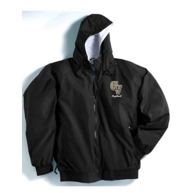 GV Softball  Hooded Nylon/Jersey Jacket