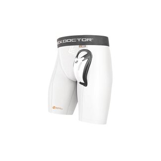 Shock Doctor Shock Doctor Double Compression Short with Bioflex Cup