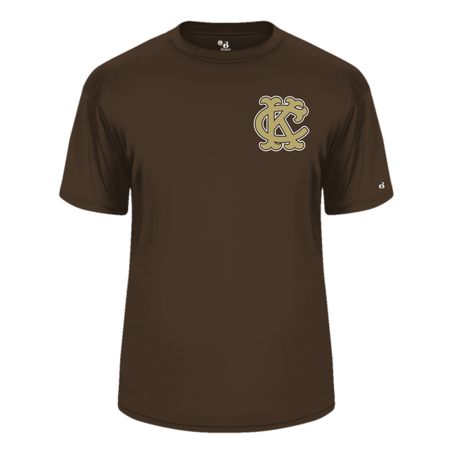 Kennedy Baseball Short Sleeve Performance Shirt - Brown