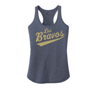 New Era Braves Baseball Los Bravos New Era Ladies Heritage Blend Racerback