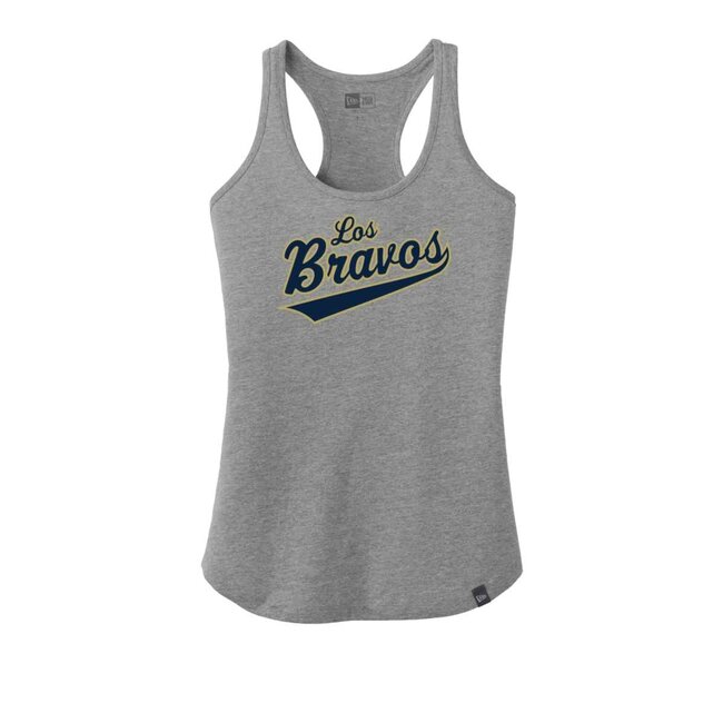 Braves Baseball "Los Bravos" New Era Ladies Heritage Blend Racerback