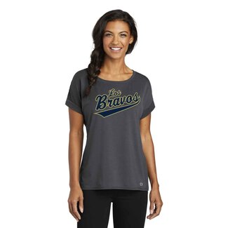 New Era Bravos Baseball Los Bravos Ogio Ladies Luuma Cuff Short Sleeve