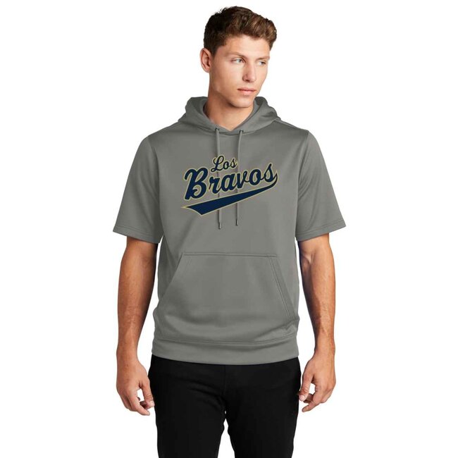 Braves Baseball "Los Bravos" Fleece Short Sleeve Hoodie