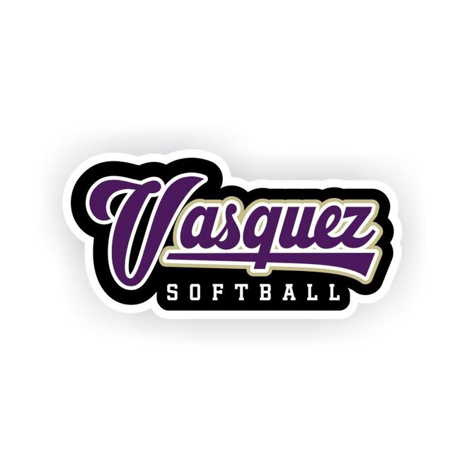 Vasquez Softball Decal