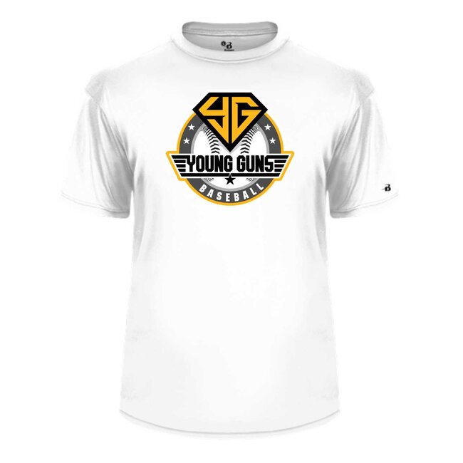 Young Guns White Dye Infused Performance Drifit