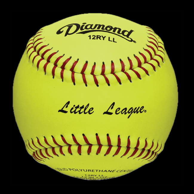 Diamond Diamond Little League 12 Fastpitch Softballs - 12RYLL