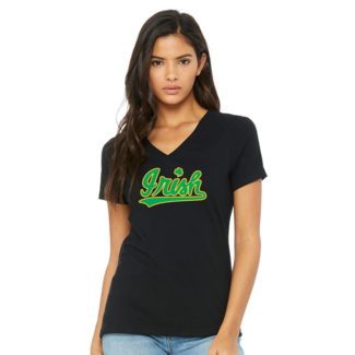 District BATRS Irish Baseball  Women's V-Neck T-Shirt