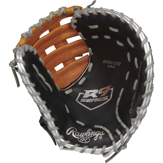 Rawlings R9 ContoUR 12" First Base Mitt - R9FMU-17BT
