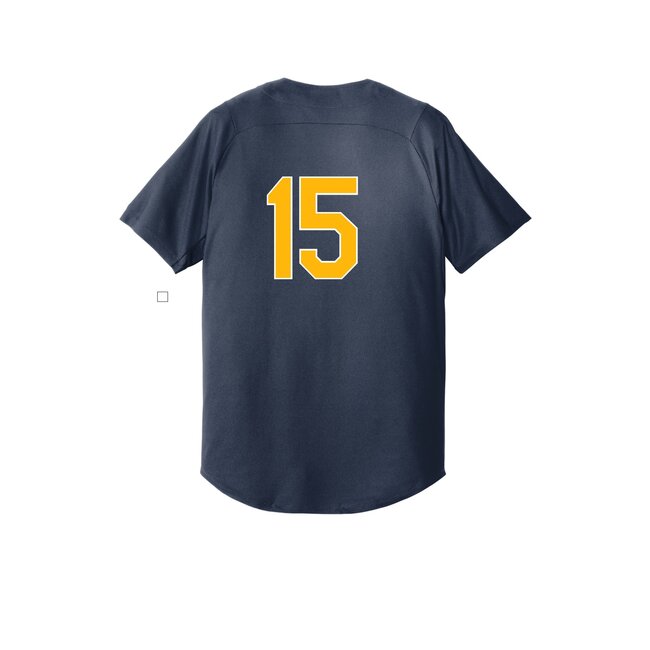 BATRS New Era Navy Full Button Jersey